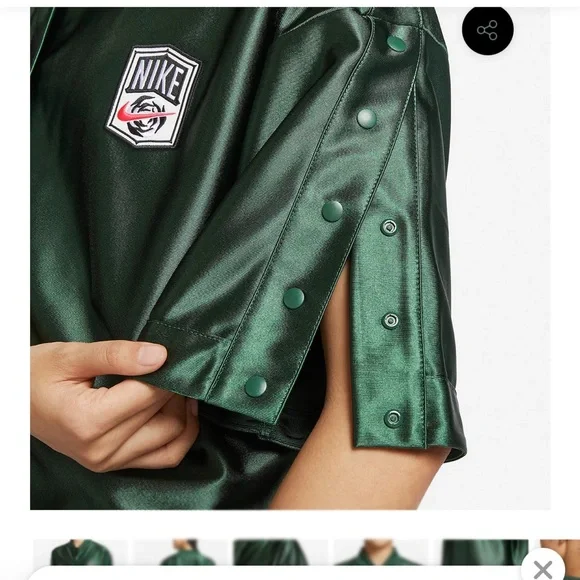 NIKE AS W NSW SHOOTING SHIRT GCEL FIR 23FA-I SIZE SMALL - Picture 3 of 11